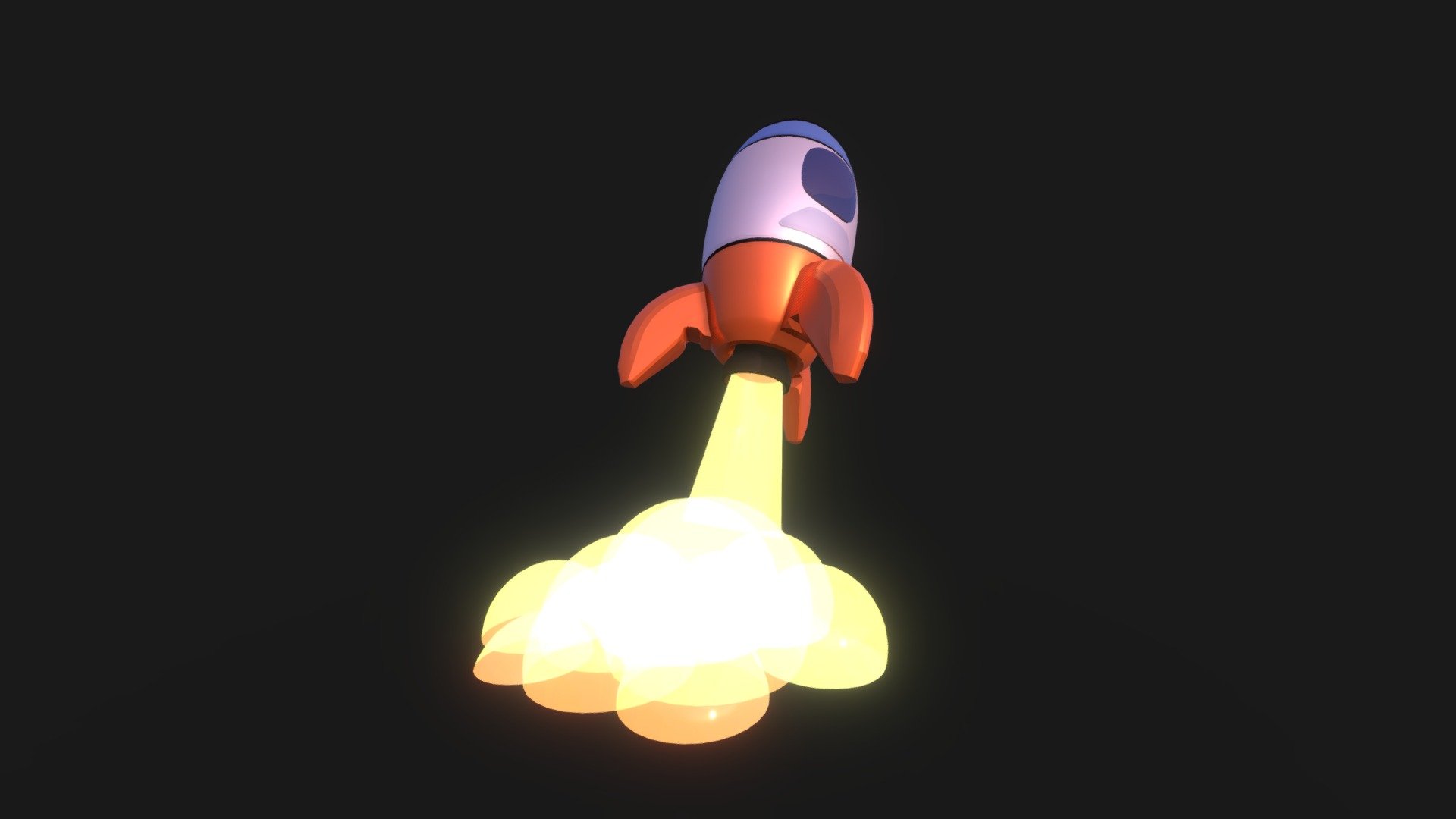 Rocket Take off Download Free 3D model by 🎀 ★彡[ꜰᴇʟɪx ʏᴀᴅᴏᴍɪ]彡★ 🎀