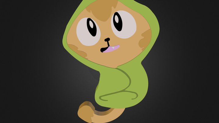 Purrito 3D Model