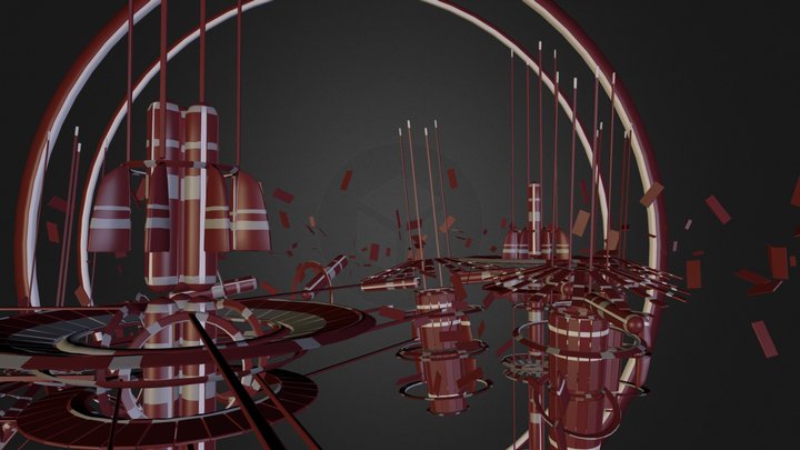 Station Elements 3D Model