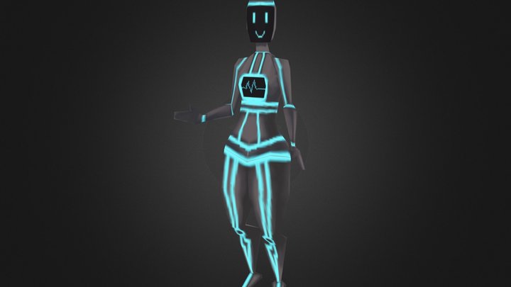 TGA - Hanne Fridqvist Nimvik - Friendbot 3D Model