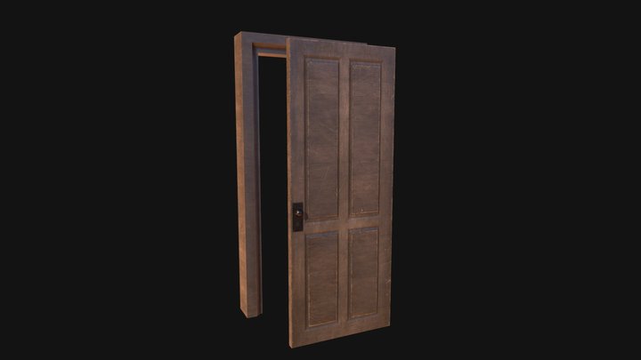 Old Wood Door (Free) 3D Model