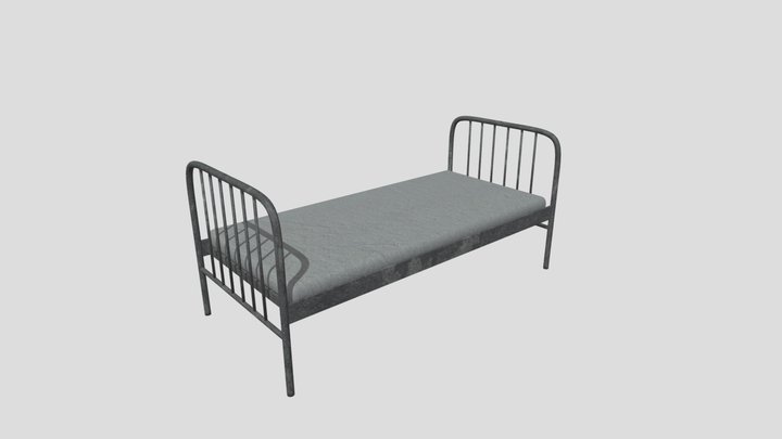 Prison Bed 3D Model