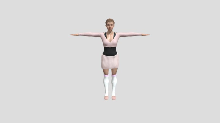 Ballet 4 3D Model
