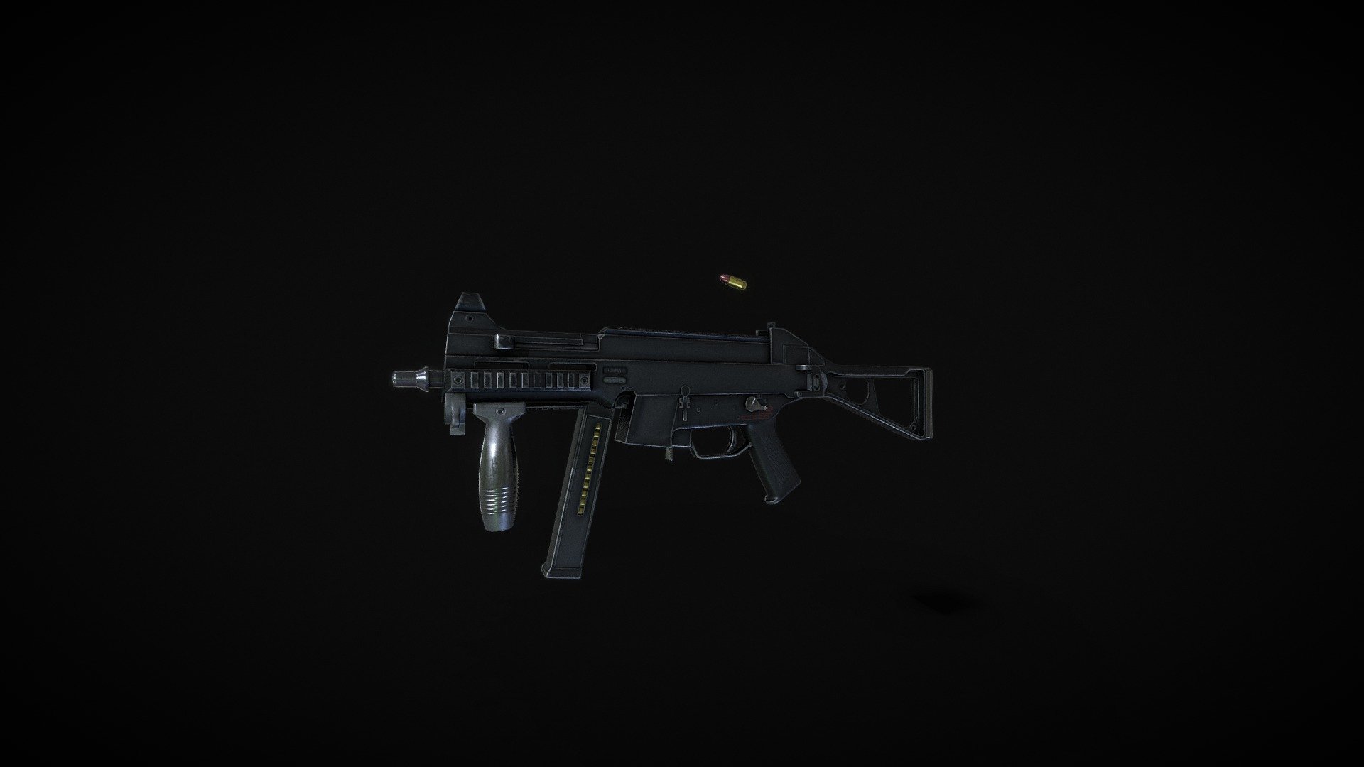 Lowpoly  Heckler & Koch UMP45