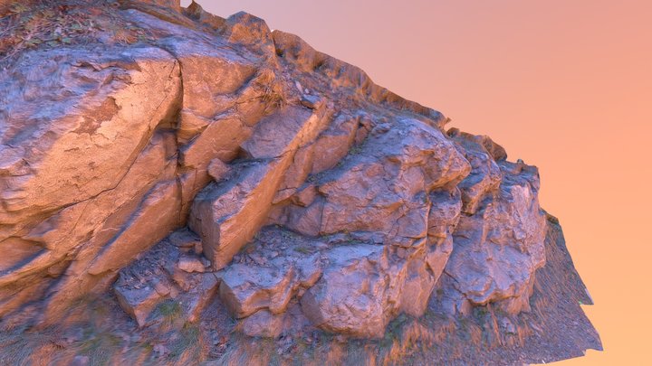 Rock wall - Photogrammetry 3D Model