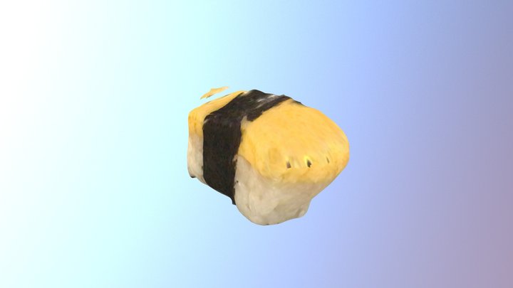 Tamago Nigiri 3D Model
