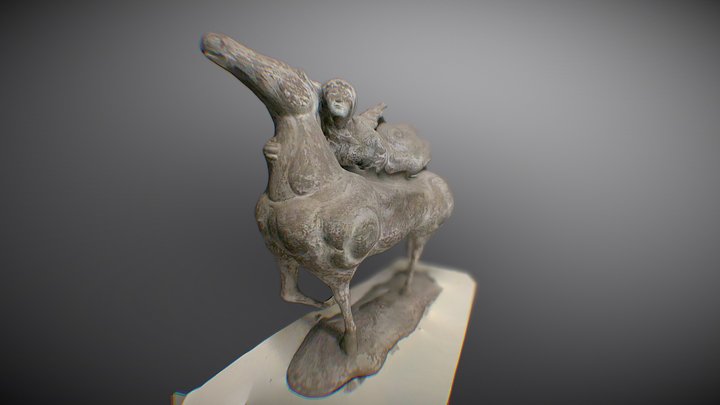 江南大学设计学院的一个雕塑作品 3D Model
