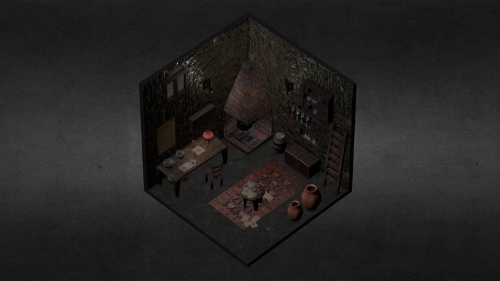 Alchemy Lab #Isometric2020Challenge 3D Model