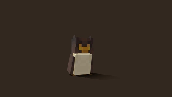 Owl Blockbench 3D Model