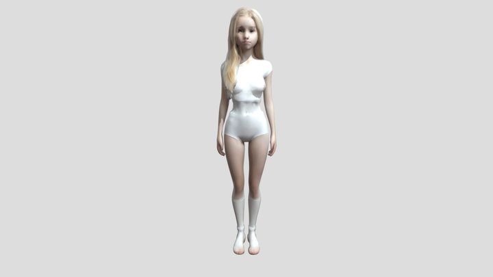 Random Girl 3D Model