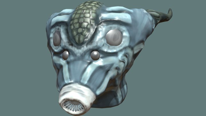 Water Monster 3D Model