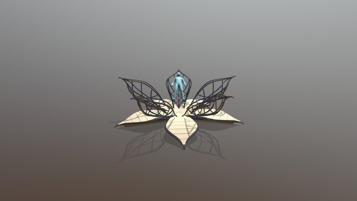 Succulent 3D Model
