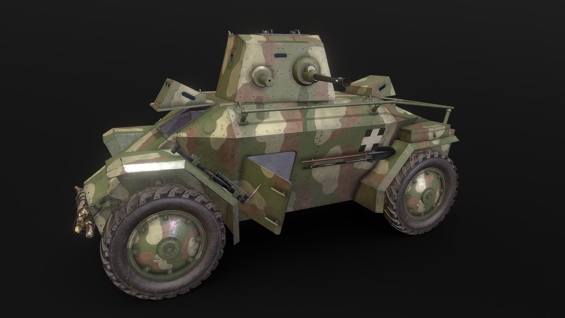 39m Csaba Armoured Car Open - Buy Royalty Free 3d Model By Mastert 