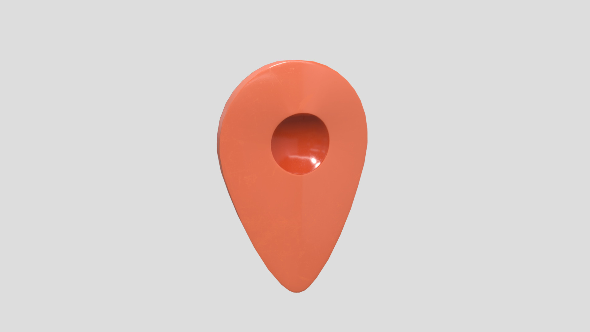 3D model Map Pointer 3 - This is a 3D model of the Map Pointer 3. The 3D model is about logo.