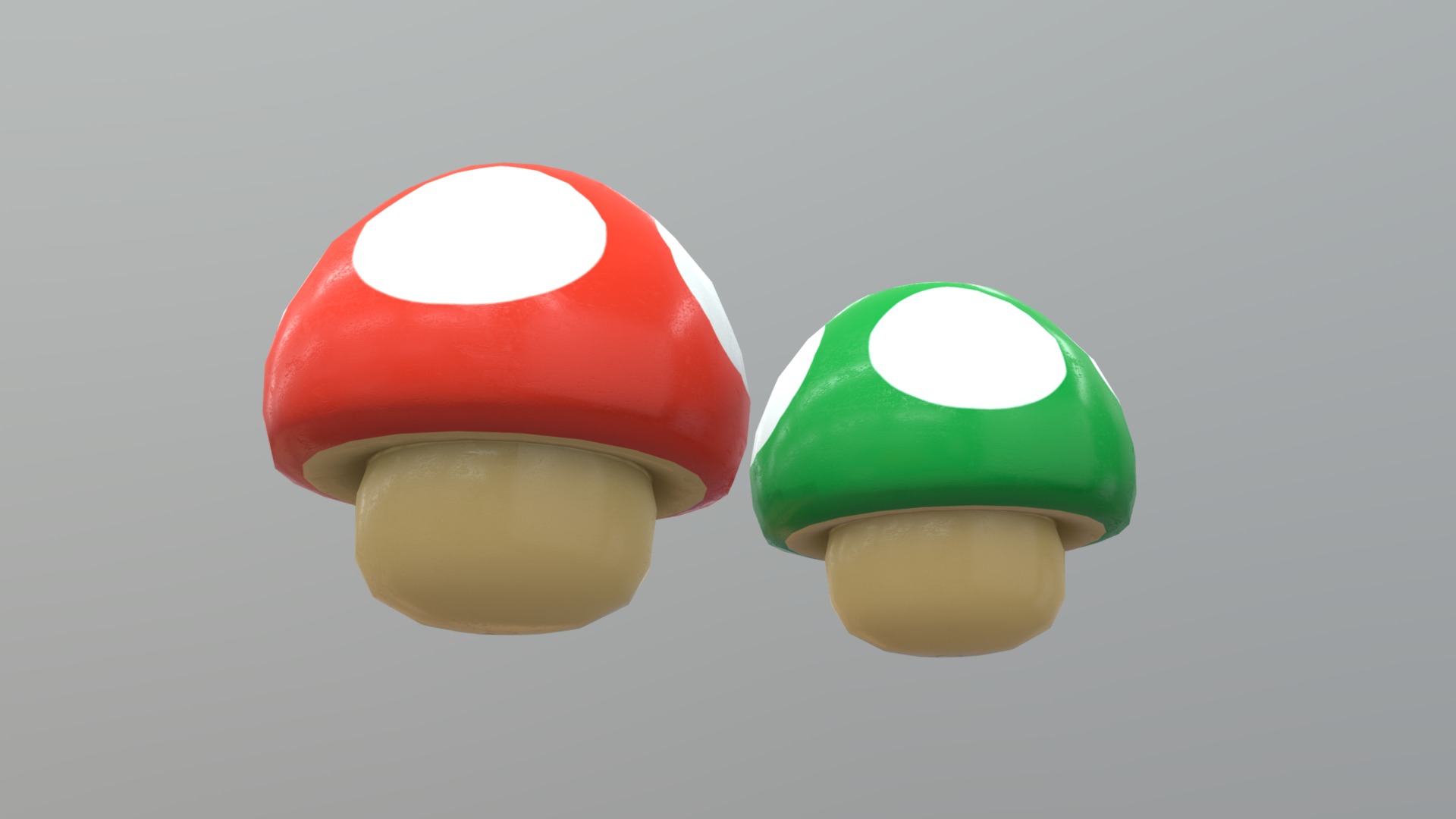 3D model Mushroom - This is a 3D model of the Mushroom. The 3D model is about a group of colorful balls.