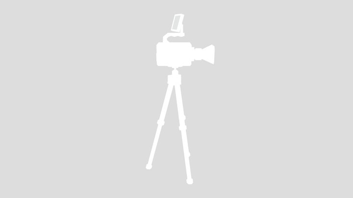 Tripod Camera 3D Model