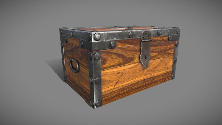 Medieval Chest 3D Model