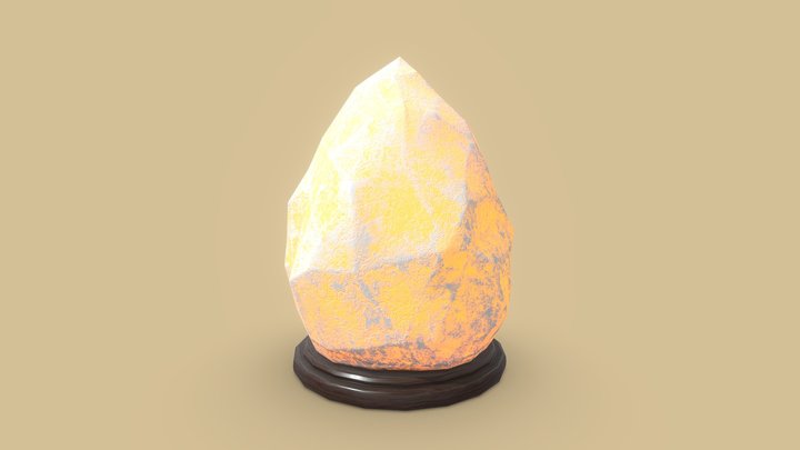Salt lamp 3D Model
