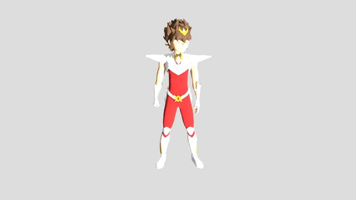 3D model for character anime seiya 3D Model