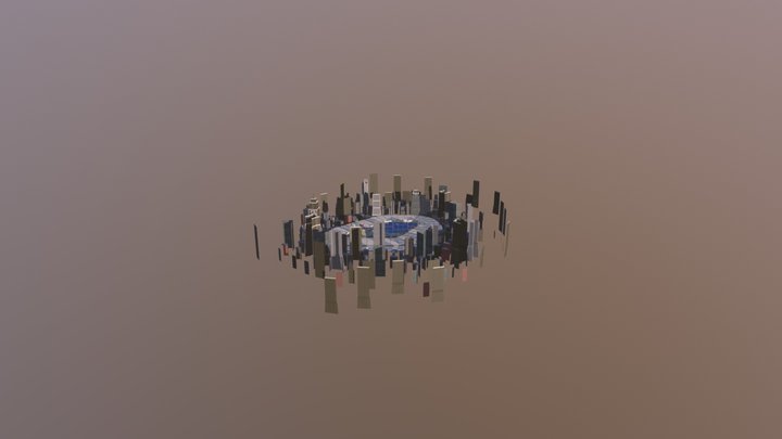 Mario Kart Stadium 3D Model