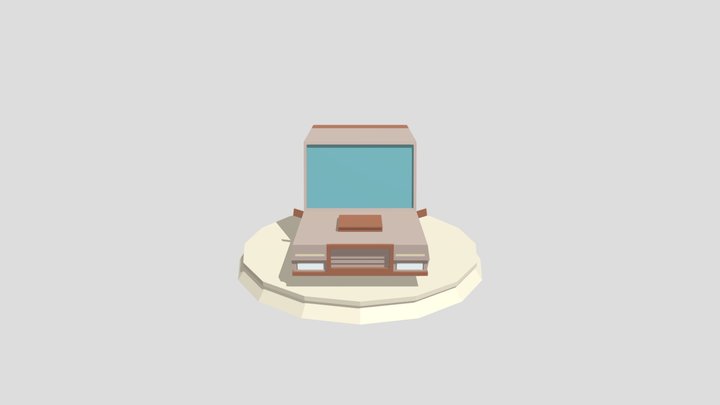 Low Poly Car 3D Model