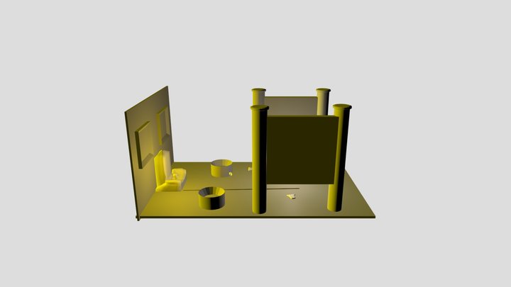 Throneroomblockout 3D Model