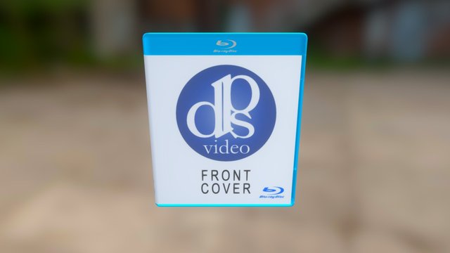 Bluray Case 3D Model