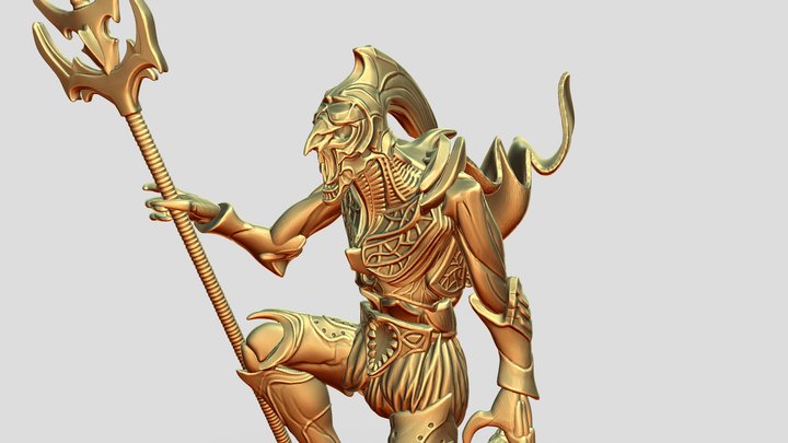 Cursed Guardian Kneeling