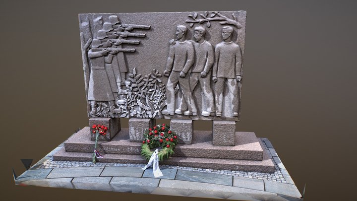 Minnesmerke-Falstadskogen 3D Model
