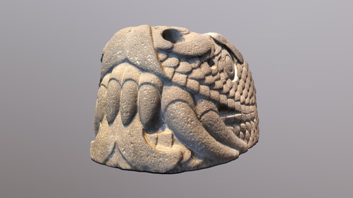 Aztec Serpent 3D Model