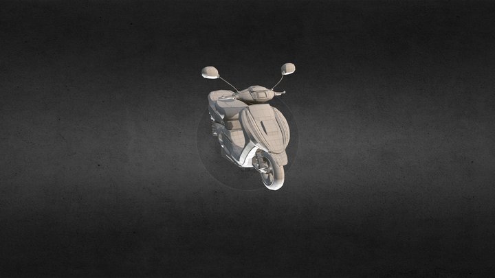 Scooter Escenario 3D Model