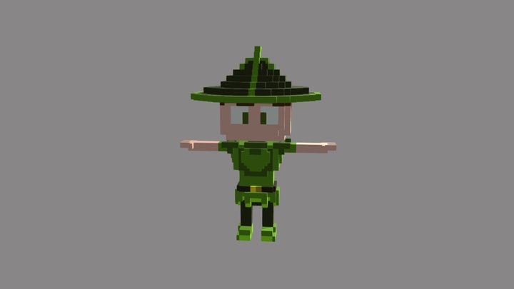 Mage 3D Model