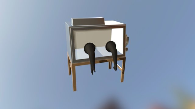 Glovebox 3D Model