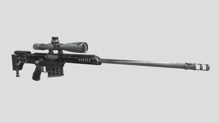 Sniper 3D Model