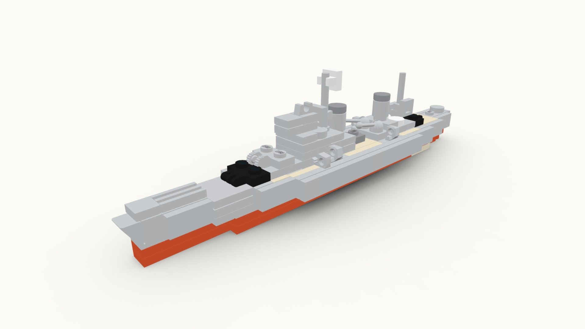 LEGO HMS King George V MOC [#0076] - Download Free 3D model by The ...