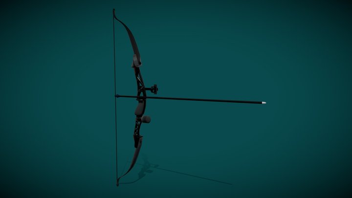 Recurve Bow 3D Model