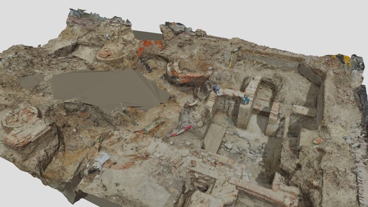 arnhem luthersestraat archeologische opgraving 3D Model