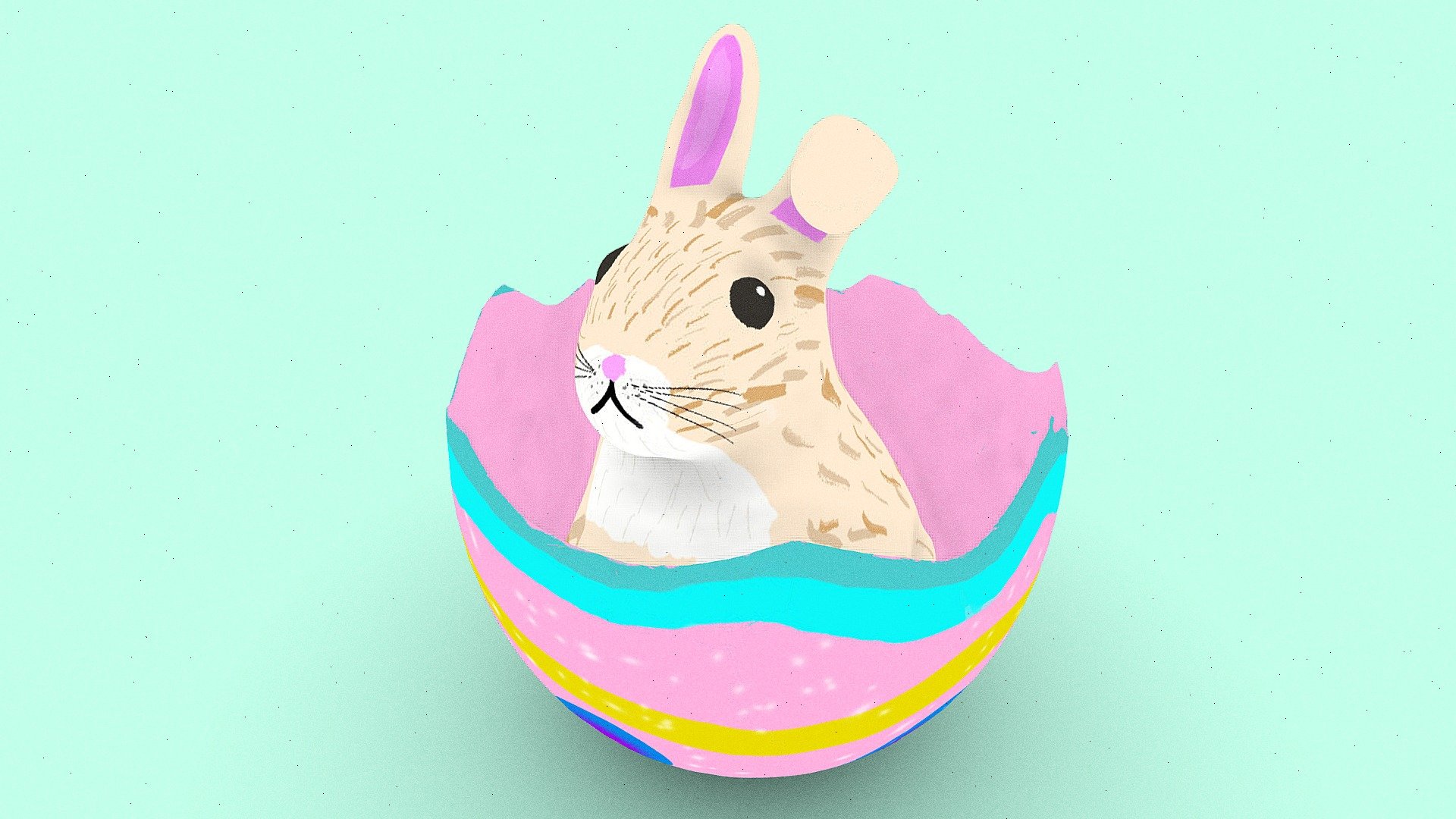 Easter Bunny - 3D model by FlameKitty [8011e71] - Sketchfab