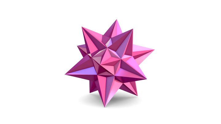 Great Icosahedron 3D Model