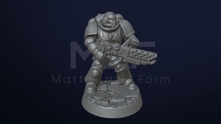 Tabletop Gaming Miniature 3D Model