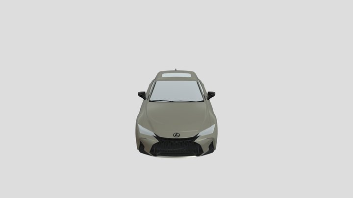 Lexus Is 350 F Sport 2026 – Modello 3D gratuito STL