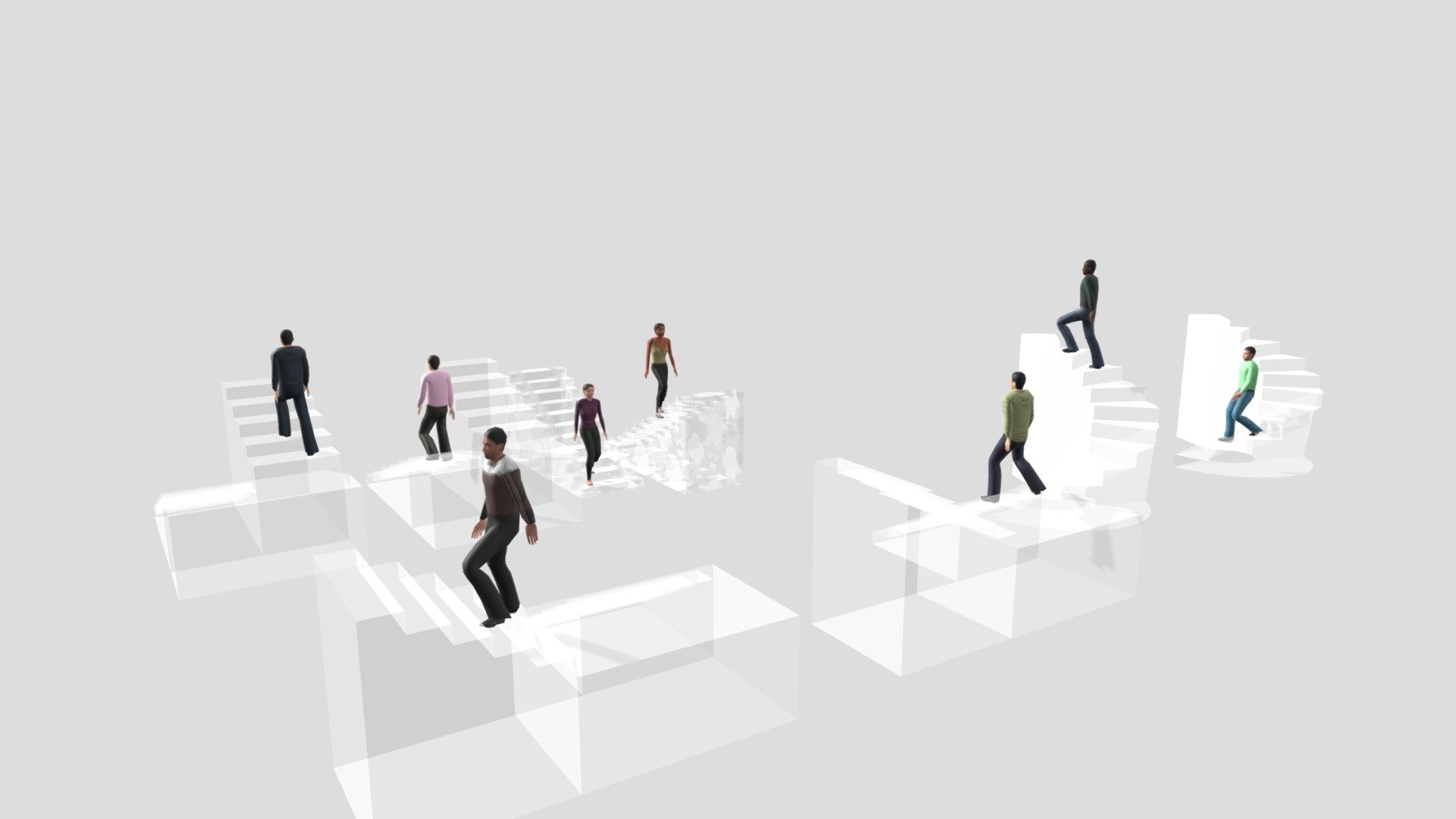 populate models (stairs)