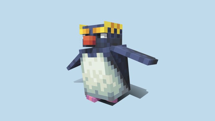 Penguin - Bisect's Vote Mobs 3D Model