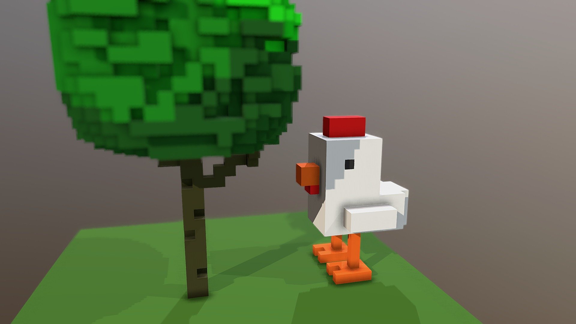 Tree And Chicken
