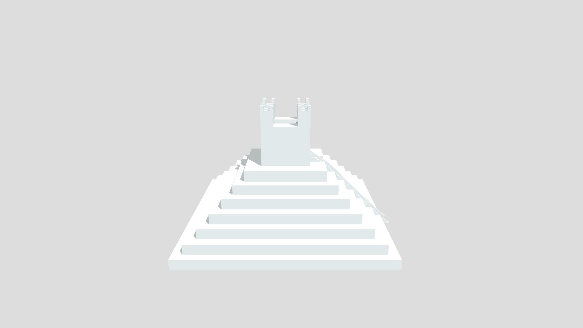 pyramid w/ stairs