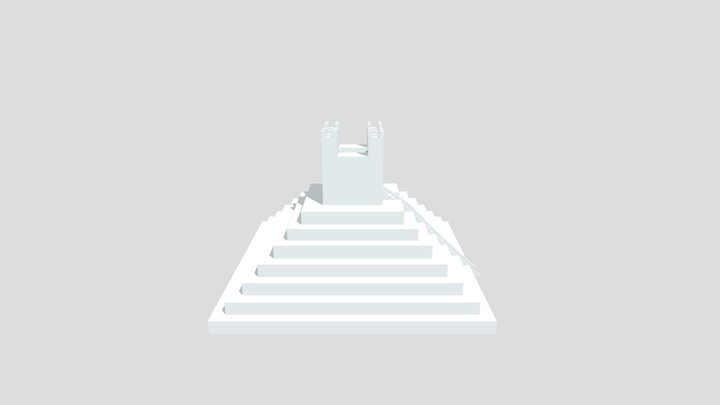 pyramid w/ stairs 3D Model