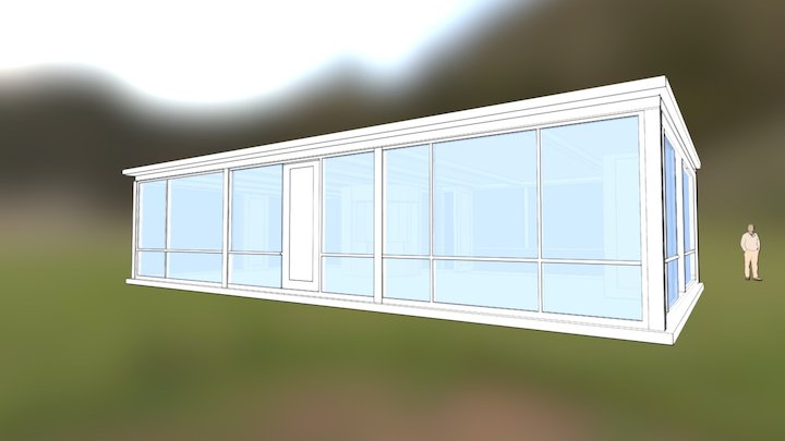 Glass House_LC 3D Model