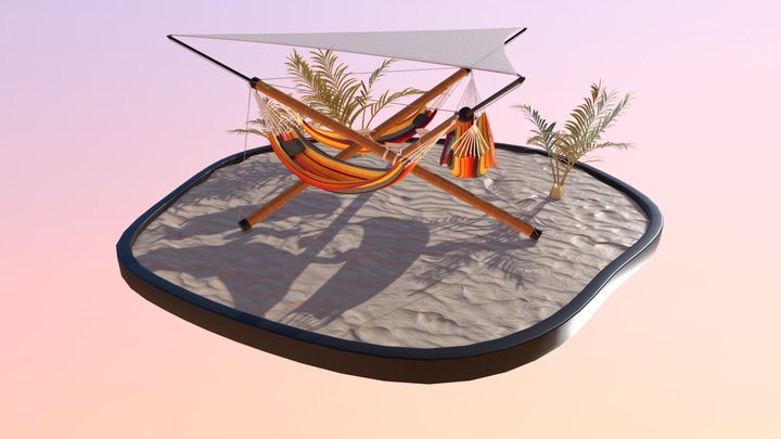 Tropical Hangout XL 3D Model