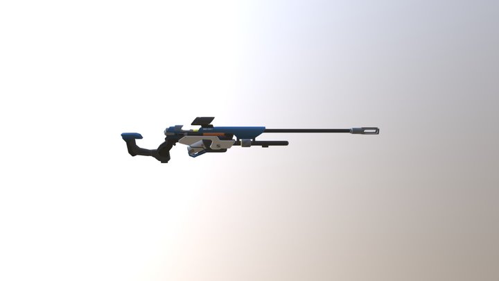Ana's gun - OverWatch 3D Model