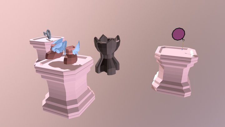 4 Crosspaws – Miscellaneous Assets 3D Model
